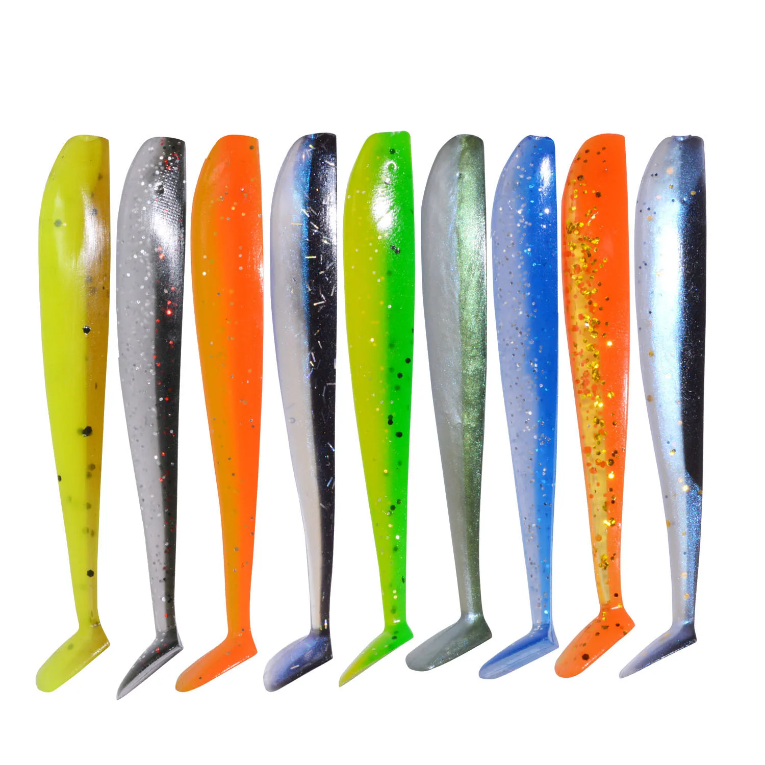 

High quality soft bait 13cm 12.5g paddle tail bait Simulation Soft Baits Fake bait manufacturer, 9colors