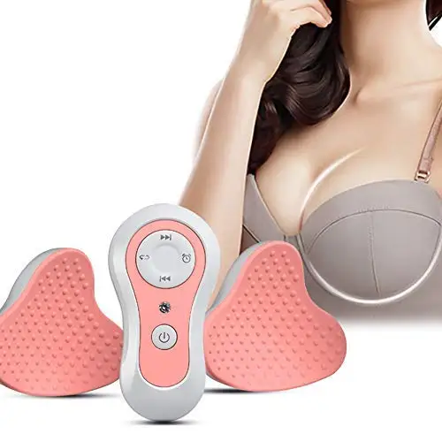 

Bigsmile Breast Care Massage Vibrating Machine Enhancer Enlargement Massagers Breasts Vibration Electric Breast Massager, Pink