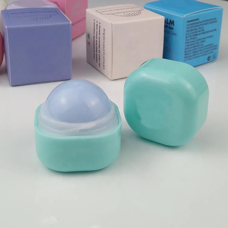 

New 4 color Moisturizer Ball Lip Balm Lipgloss Ball Cute Lipbalm Easy to Pigment Embellish Lip