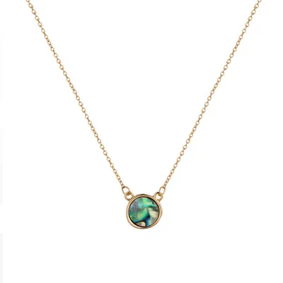 

New Round Created Opal Necklace Charm Necklaces for Women