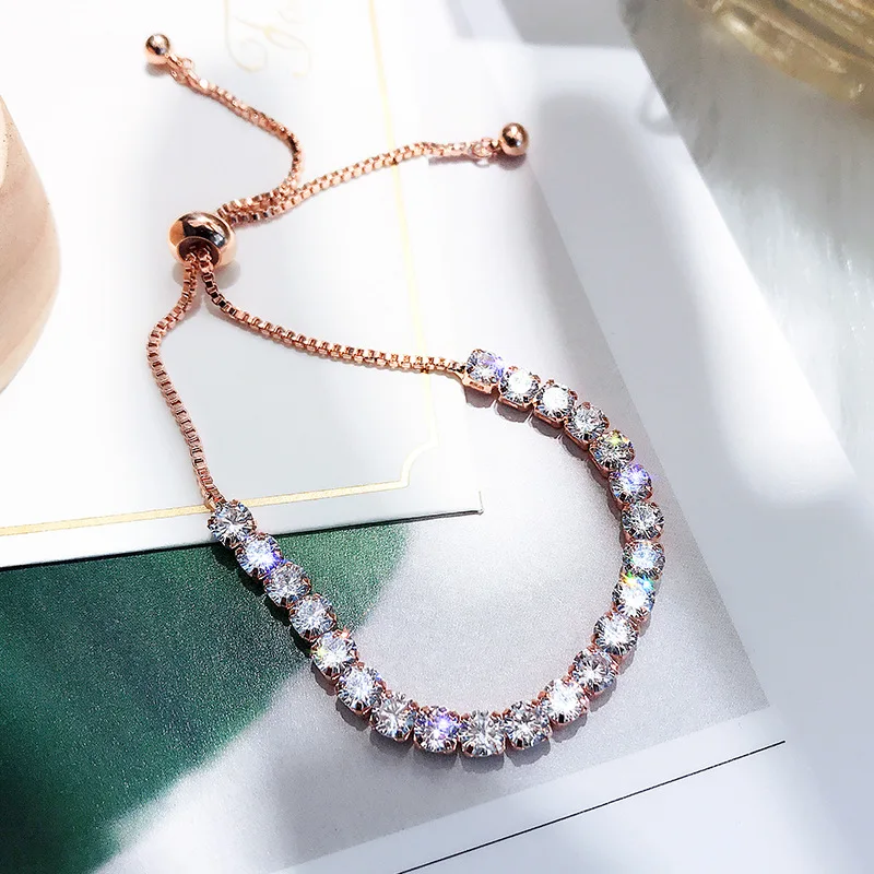 

Barlaycs 2019 New Fashion Charm Tennis Adjustable Bling Stone Crystal Zircon Bracelet Pack Set for Women Jewelry Accessories