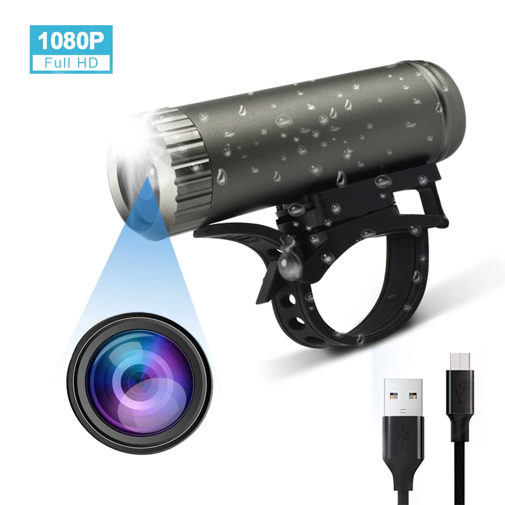 

Bike Cam With Light Motorcycle IP33 1080P Mount Helmet Dustproof Waterproof LED Light Night Vision Motion Detection Camera
