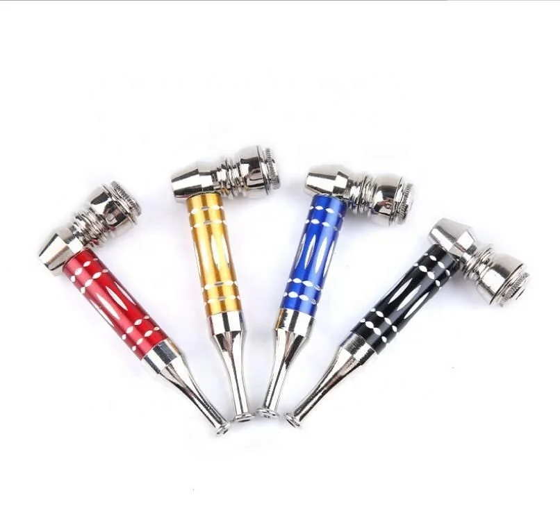 

Newest Metal Small Pipe Portable Filter Cigarette Holder Metal Pipe Smoking Accessories Hot, Picture