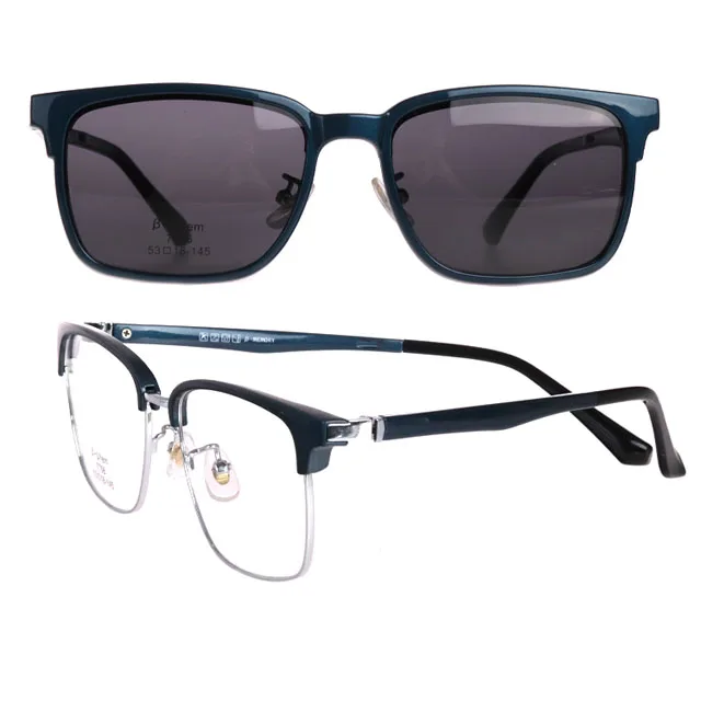

Custom Logo magnetic clip sunglasses men polarized clip on glasses blue light blocking lentes de sol