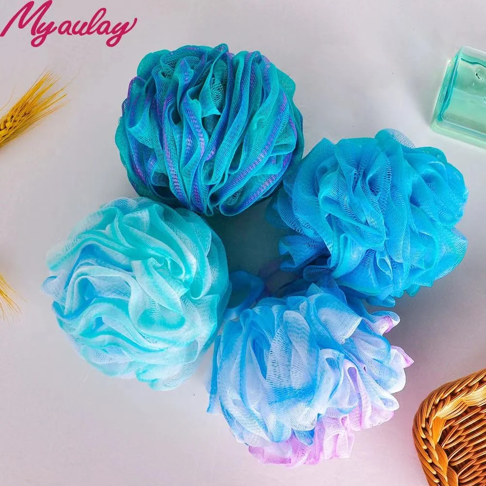 

Hot Sale Cheap Price Assorted Colors Soft Natural Exfoliating Loofah Bath Brushes Sponges In Stock