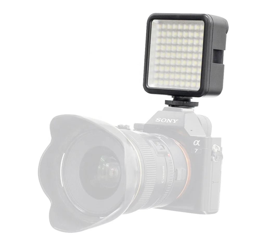 

Hot Amazon HS-10 W49 LED Light Portable LED Video Light Lamp Photographic Photo Lighting for Camera Canon Nikon Pentax, Black