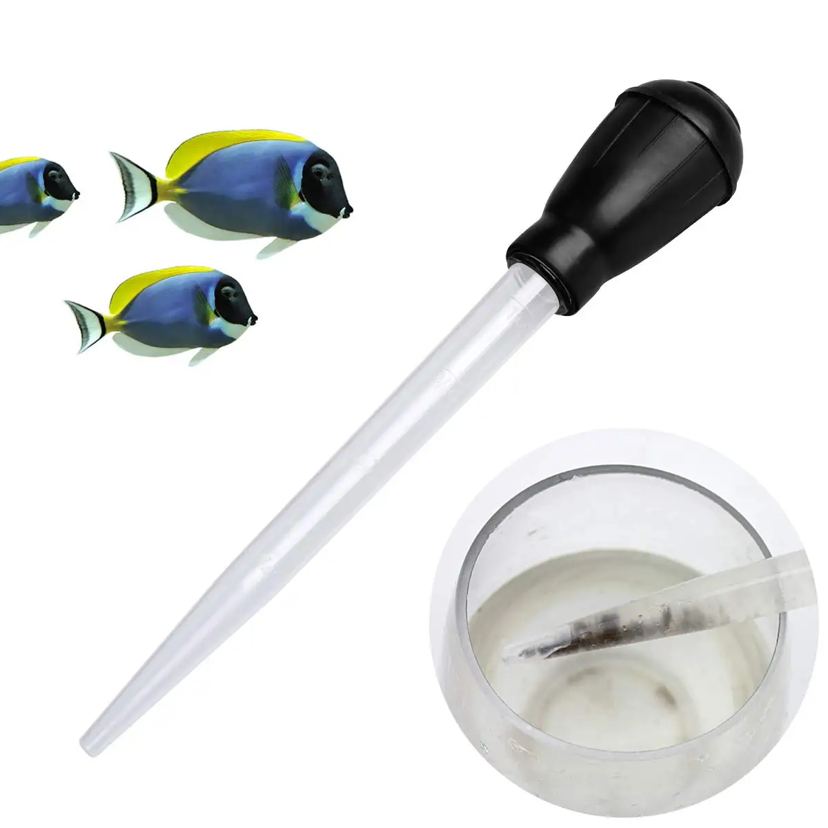 50 Ml Fish Tank Pipette Graduated Dropper Water Transfer Gravel Cleaner ...