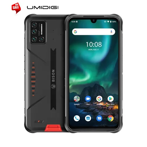 

Shopify Dropshipping UMIDIGI BISON Rugged Mobile Phones 6GB+128GB 6.3 inch IP68 Waterproof Adndroid Smartphone