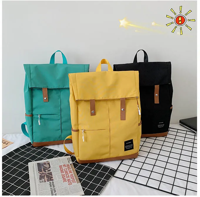 

2021 Hot Selling 18 inch vintage school Bags for children teenager girl fashion backpack