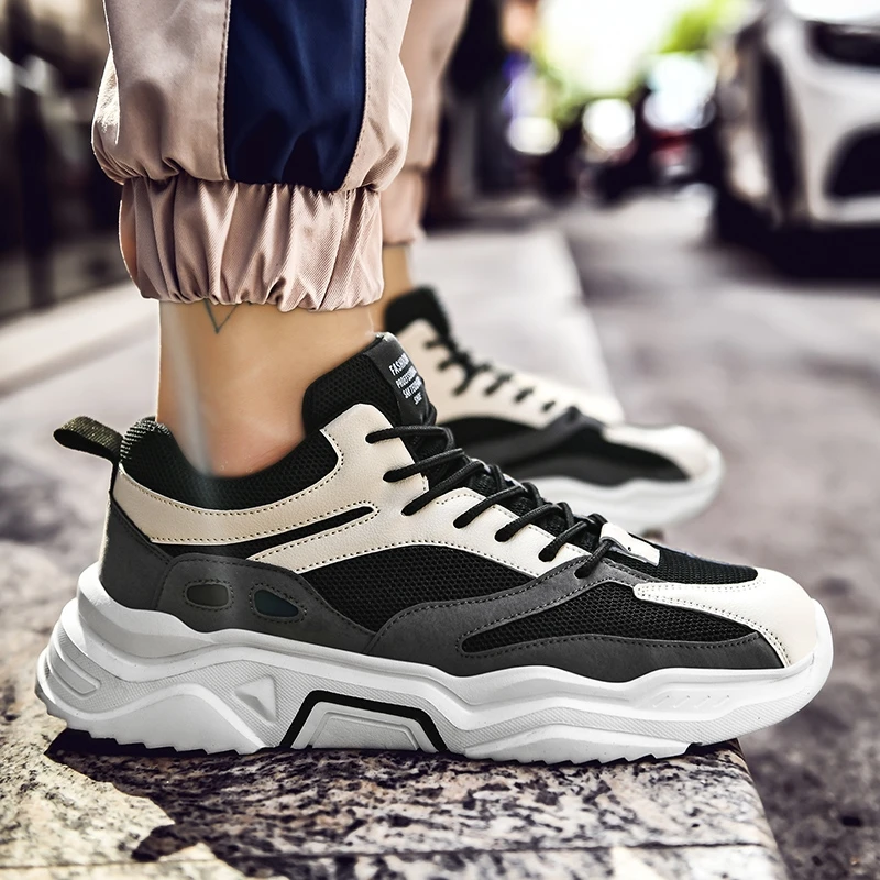 

2021 spring new Korean sneakers outdoor version of Joker sport running basketball style fitness walking men's casual shoes