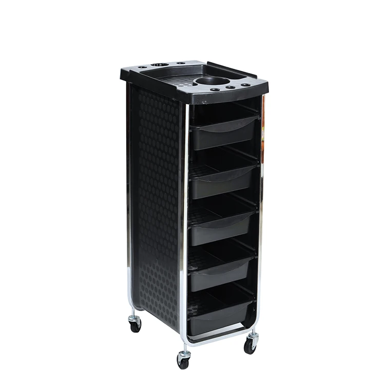 Hot Selling Mobile Portable Beauty Salon Drawer Trolley Professional Beauty Hair Salon Trolley