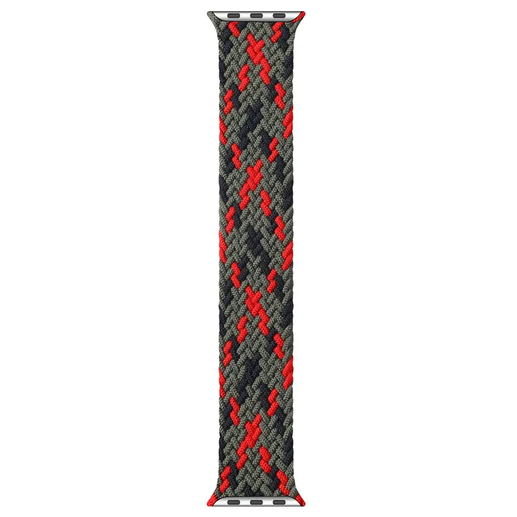 

New launch Braided Solo Loop Nylon fabric Strap For Apple Watch band 44mm 40mm 38mm 42mm, Customized