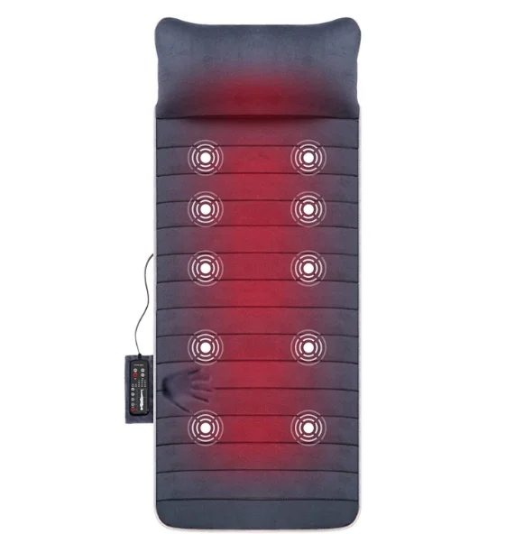 

Full body relief warm comfortable electric home heated vibration portable back body mattress massager