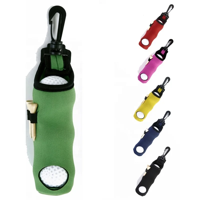

TY New Portable Small Golf Ball Bag Golf Tees Holder Carrying Storage Case Pouch with Swivel Waist Belt Clip, Picture