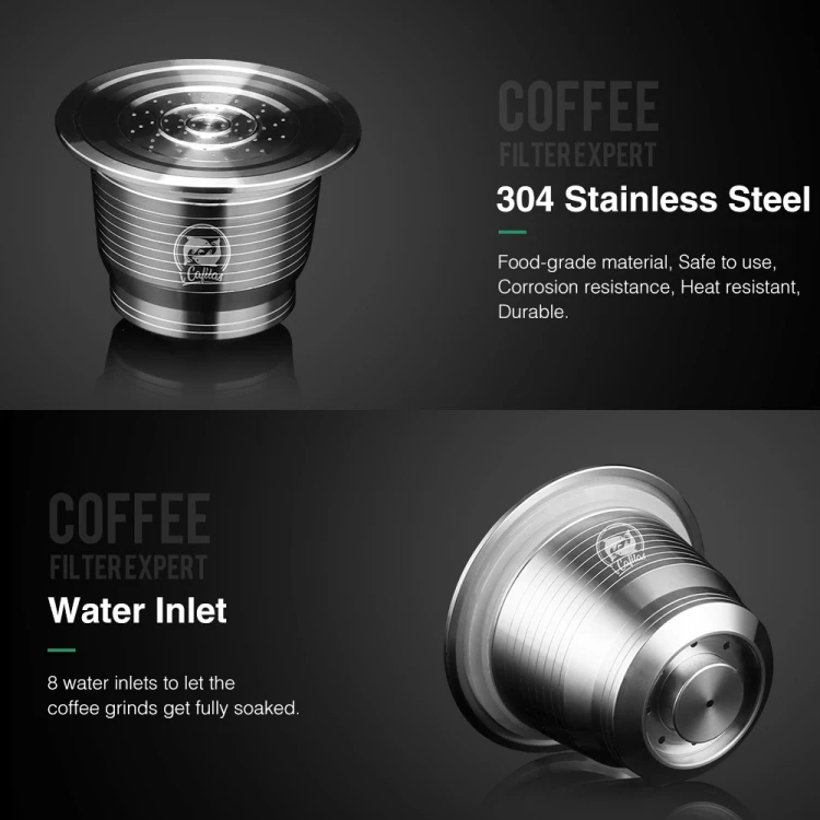 
best price reusable nestle coffee capsules/stainless steel coffee capsule 