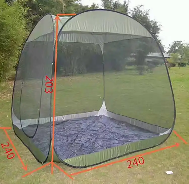 POP UP MOZZI MOSQUITO NET MESH CAMPING FLY NET INSECT PROTECTION CANOPY NETTING 