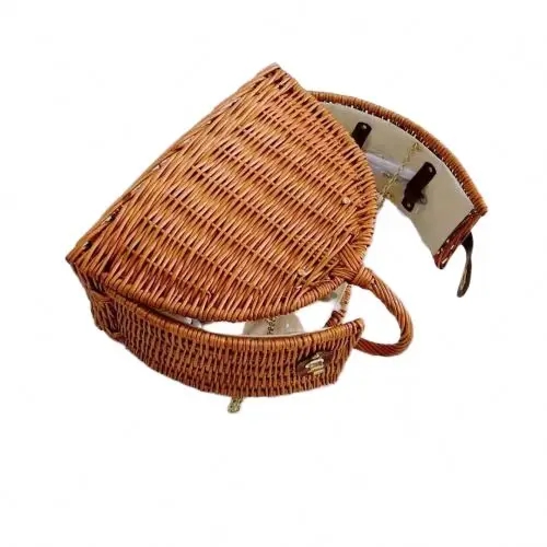 

Carehome outdoor wicker picnic basket