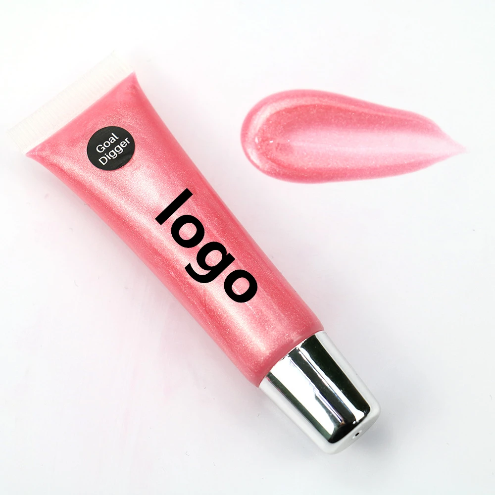 

High Shine Vegan Non-sticky Nude lip gloss private label squeeze lipgloss vendor