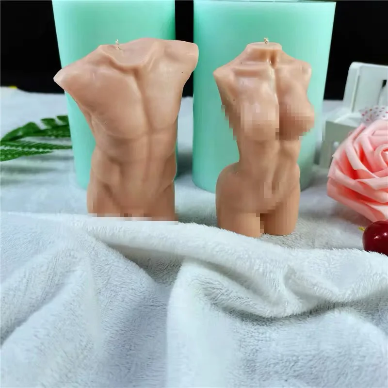 

Z381 Women's candle mould men's candle mould, Random