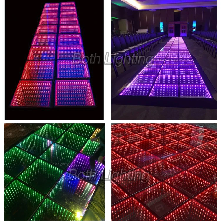 Buy Disco RGB New Dance Floor Led Video 3D DJ led dance floor for sale