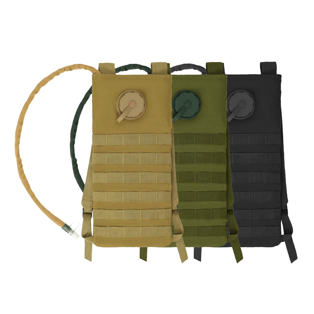 3L Tactical Water Bag Water Reservoir TPU Bladder MOLLE Hydration Backpack Pouch for Hiking Cycling Climbing Running Vest
