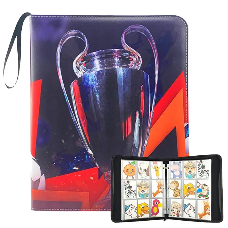 

Modernqiu Custom PU leather 720 Pockets Waterproof A4 Size Sports Trading Card Binder