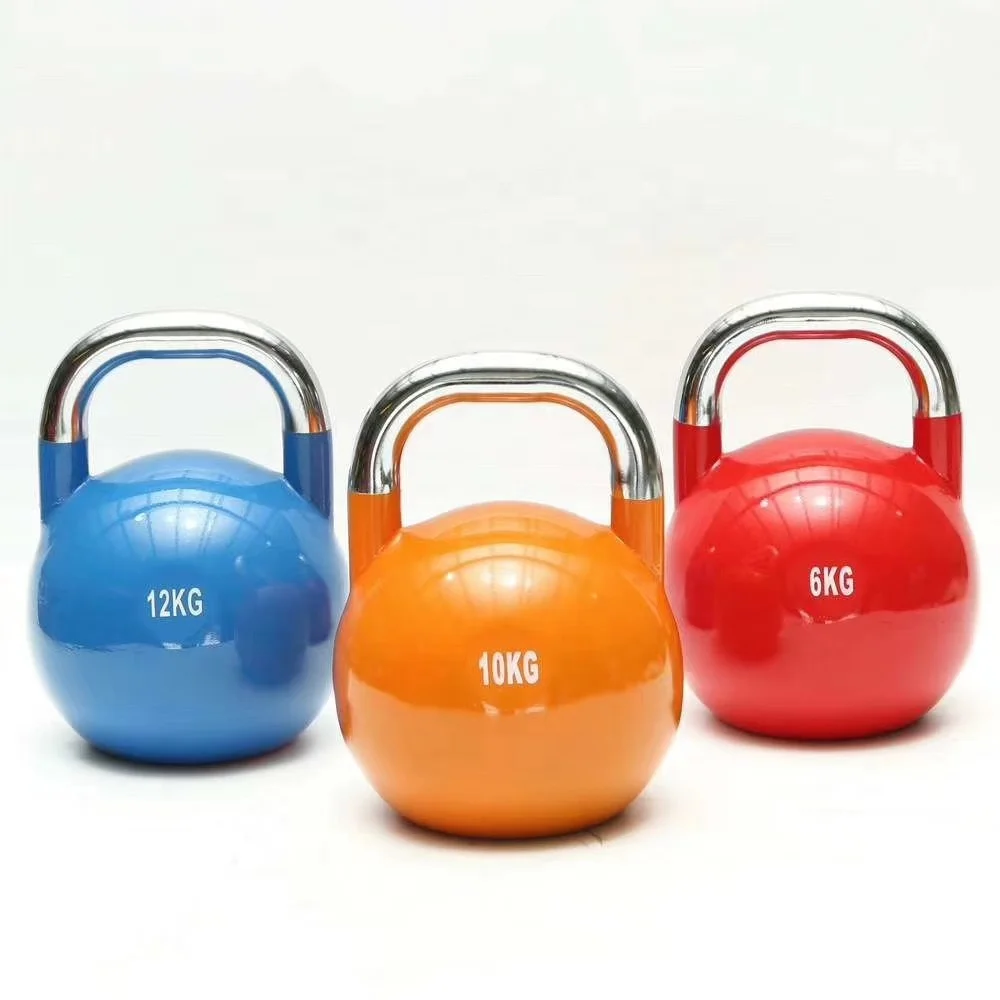 

Brigthway Fitness Colorful Competition Kettlebell for gym, Black