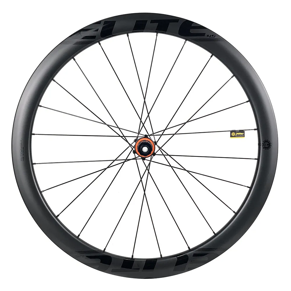 

ELITEWHEELS 650B Gravel Carbon Wheelset Road Disc Brake Cyclocross 45mm Depth 30mm Width Tubeless Wheels