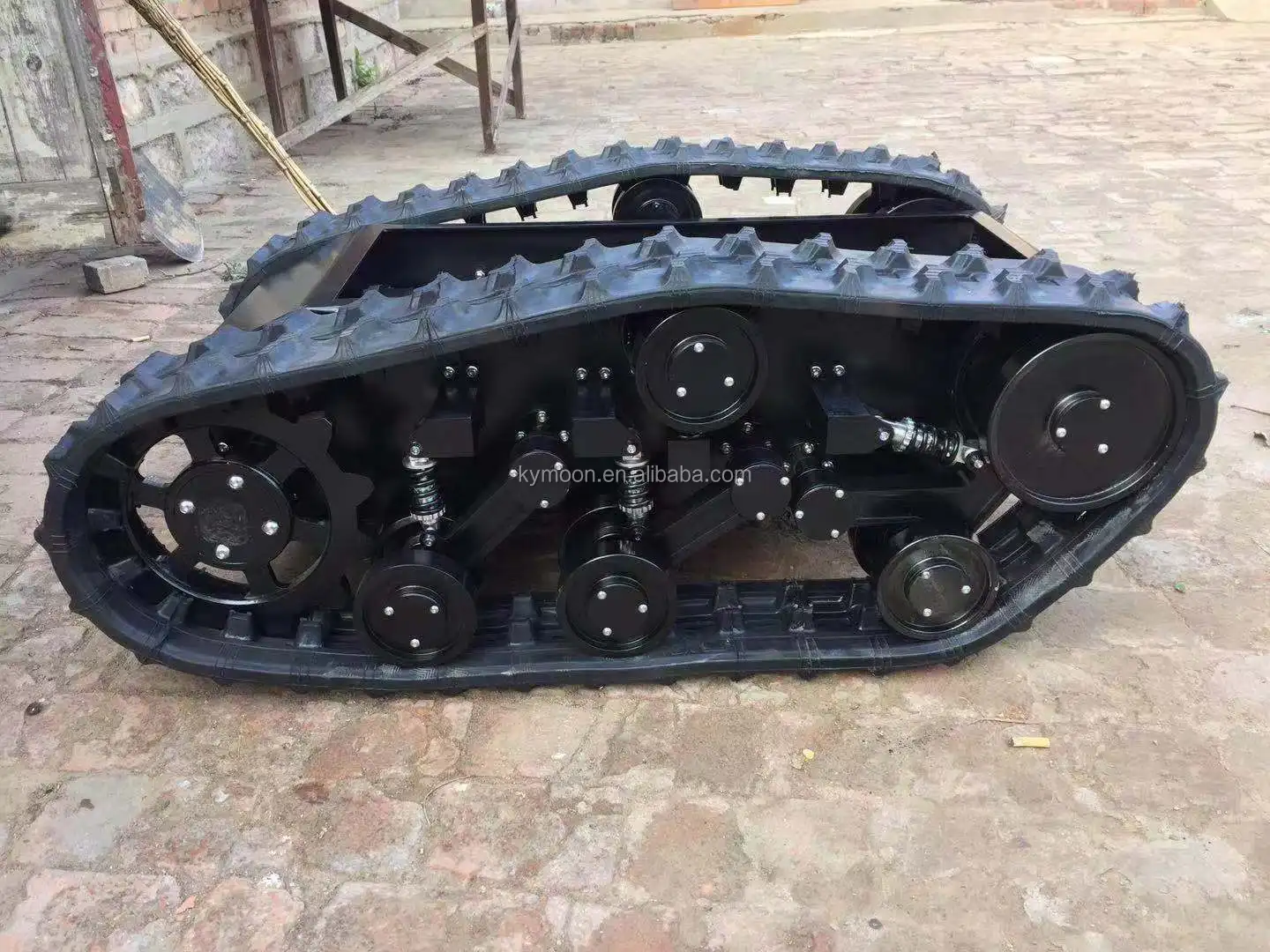 Rubber Tracked Chassis/high Tech Robot Undercarriage Chassis Rubber ...