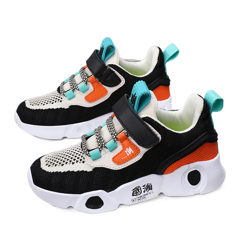 

Brand boy sports running shoes outdoor hollow sole children's shoes bounce design