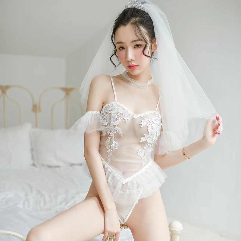 

Good Quality Sexy Bridal Sex Lingerie Lace Underwear Ladies Ropa Interior Transparente Lenceria De Encaje Erotica Langerie Women