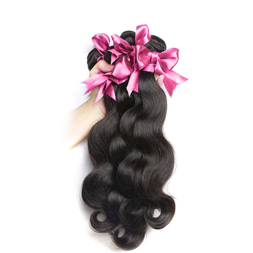 Peruvien Body Wave Cheveux Vierges Bundles Non Transformes Cheveux Humains Remy Extensions Body Wave Bundles cheveux naturels