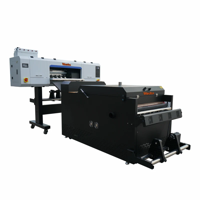 

The newest 24inch four heads I3200A1 fastest DTF printer with powder shaker oven inkjet Tshirt printing machine