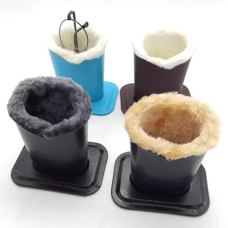 

SKYWAY Plush Lined Anti-scratch Eyeglasses Glasses Eyewear Holder Stand Case