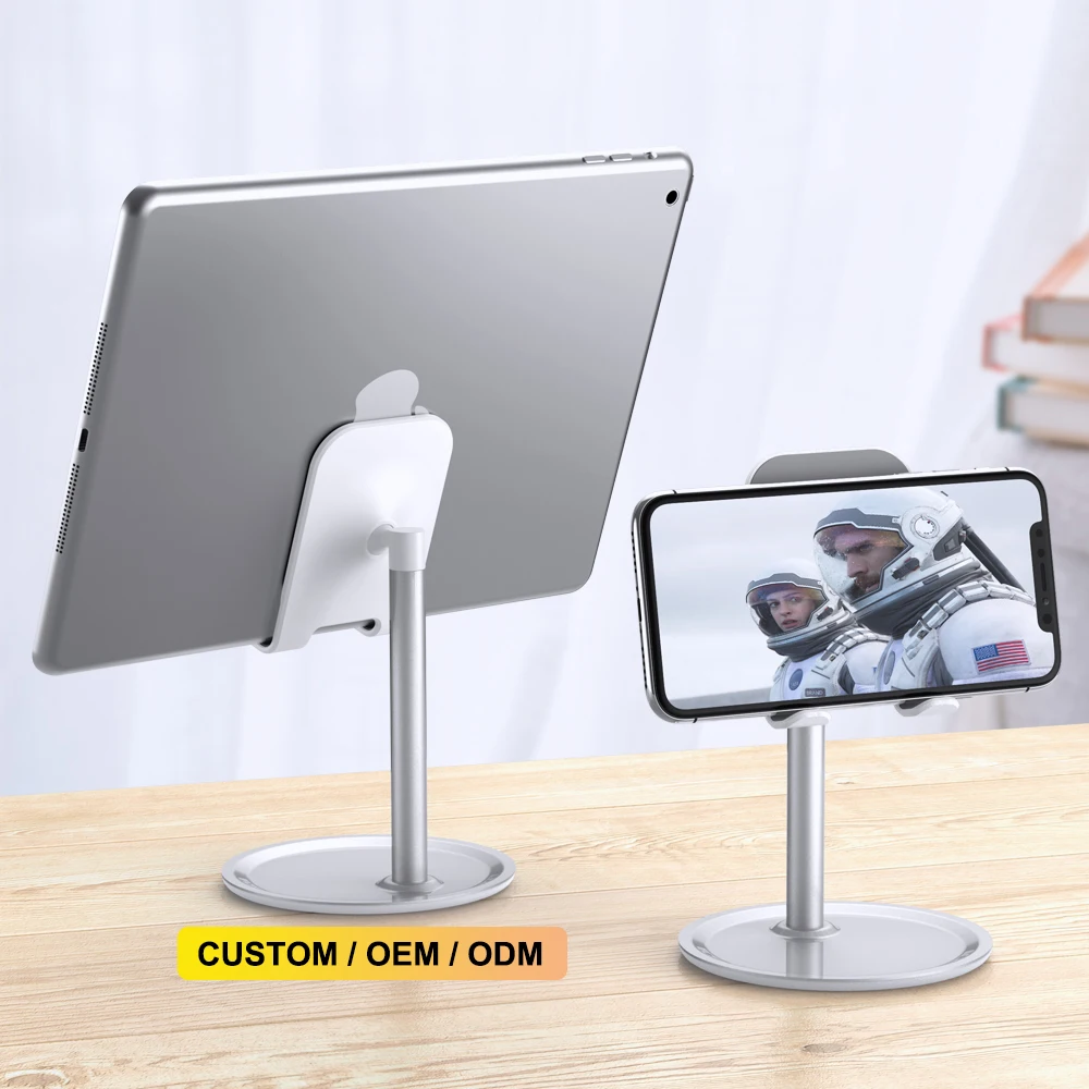 

Free Shipping 1 Sample OK FLOVEME 360 Adjustable Phone Holder For Desk Cell Phone Holder Desk Tablet Mobile Phone Stand Holder