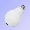 2018 Factory Direct 1080P Full View White LED WIFI P2P Fisheye Bulb Nanny Camera