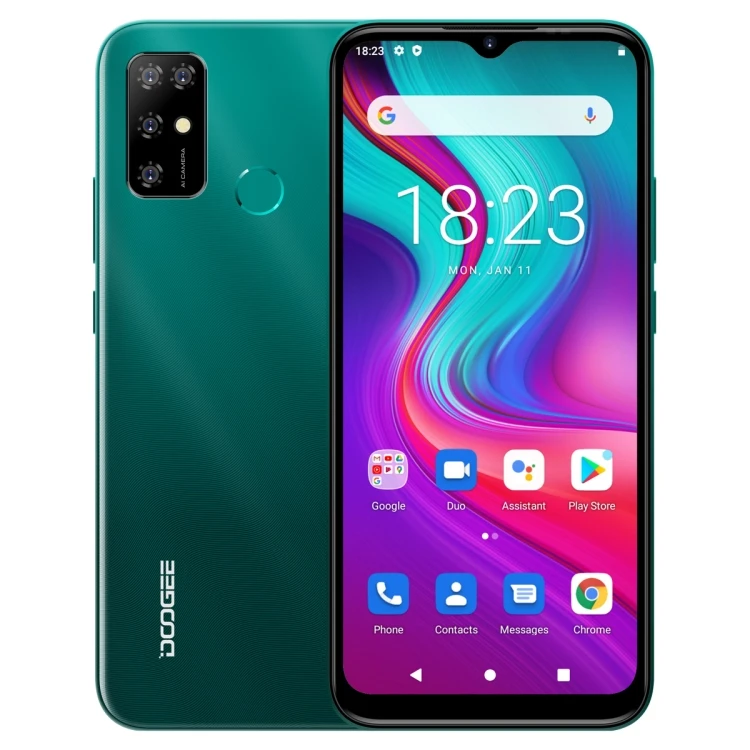 

Original global DOOGEE X96 Pro 4GB+64GB 5400mAh 6.52 inch Water-drop Screen Android 11.0 mobile phone DOOGEE X96 Pro, Green