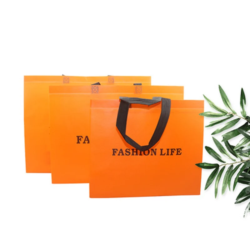 

Promotional Stock Print High Quality Reusable Pp Non Woven Carry Shopping Bag With Lamination, 5 colors