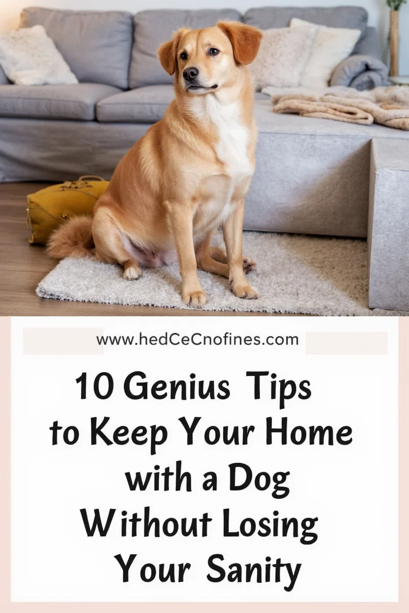 10 genius tips to keep your home spotless with a dog without losing your sanity