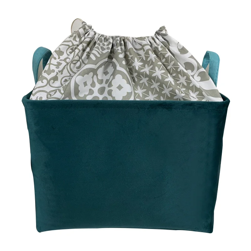 

Amazon Hot Seller Velvet Wholesale for Gifts Storage Baskets