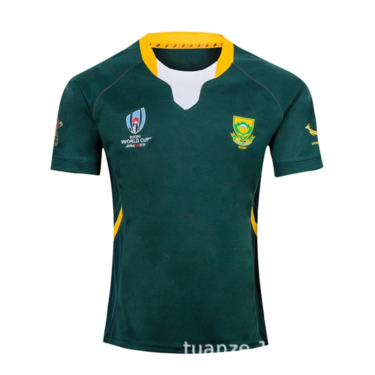 
Top Selling South Africa Rugby Wear High Quality Custom Rugby Jersey 