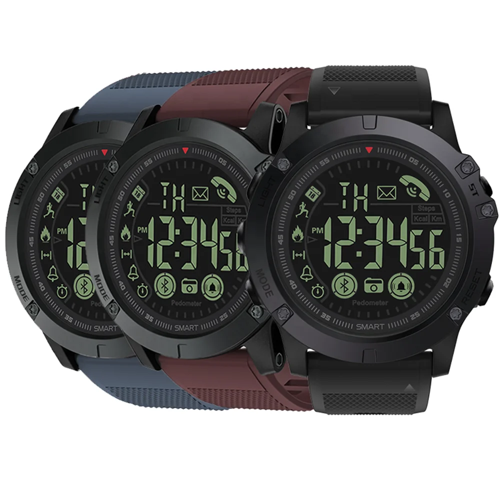 

Spovan PR1 Smartwatch Sports Watch for Men Hunted Watch Online Pedometer Army Style Reloj Relojes Montre Homme Wrist Watch