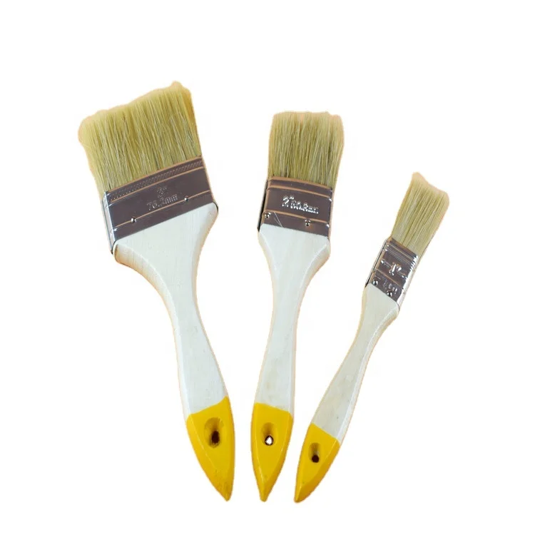 

2023 Good Quality and Cheap Yellow Tail Lacquered Wooden Handle Brush Painting