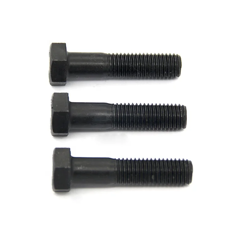 
High strength hexagonal bolts DIN933/931 Grade 8.8 black oxide 