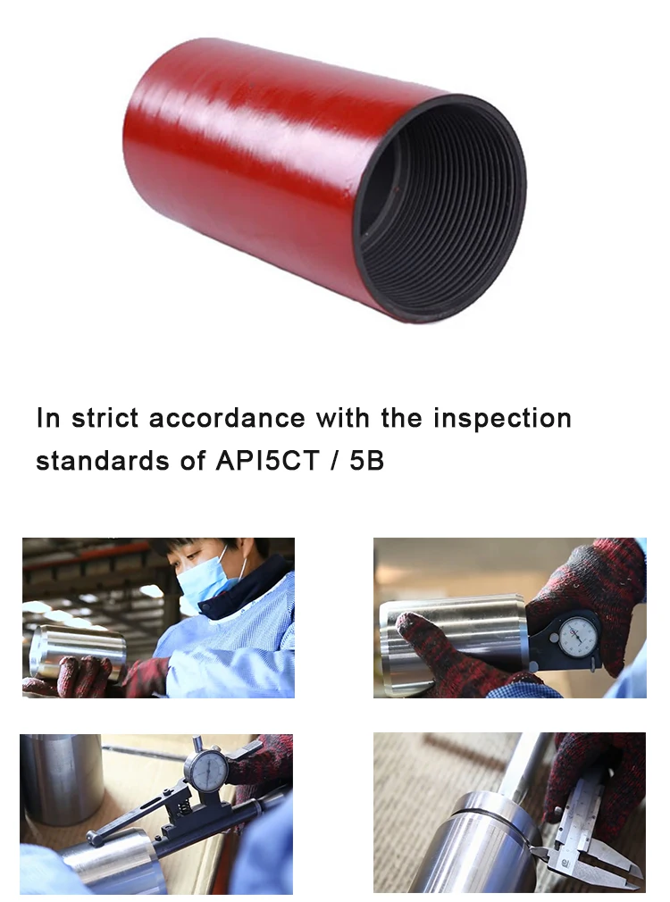 Drip Irrigation Tubing Couplingapi 5ct 23/8 J55 Nu Tubing Couplingsapi