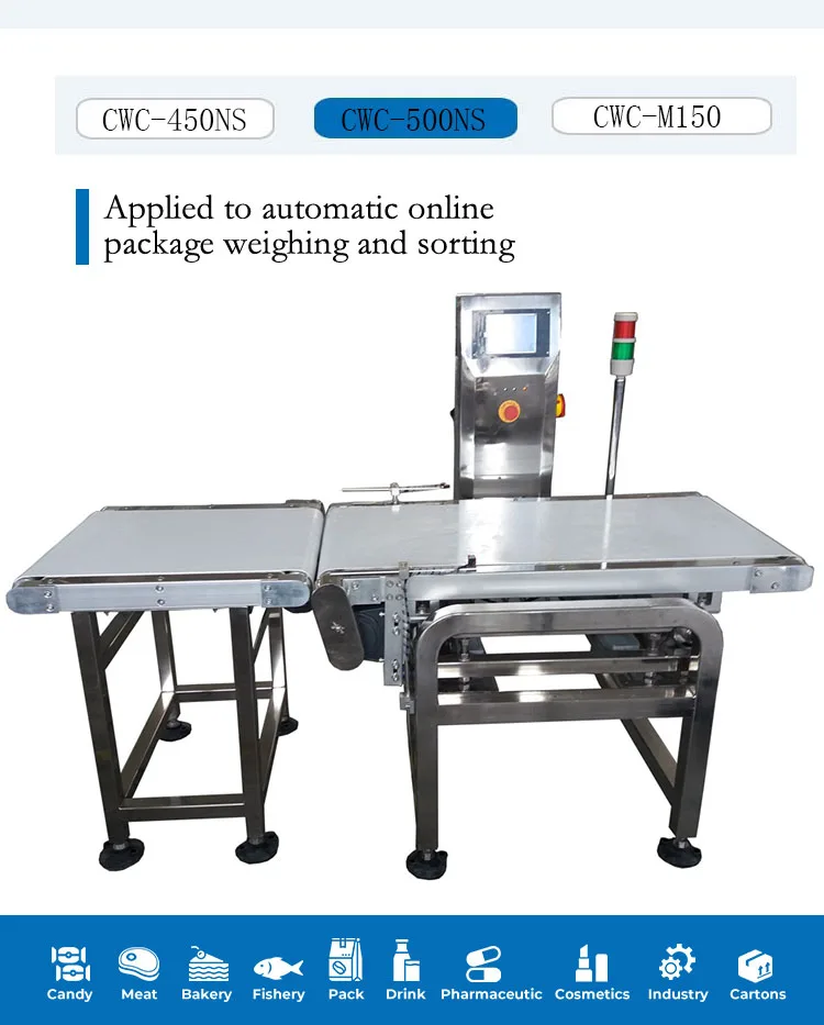 Automatic Conveyor Weight Sorting Machine for Food Industry