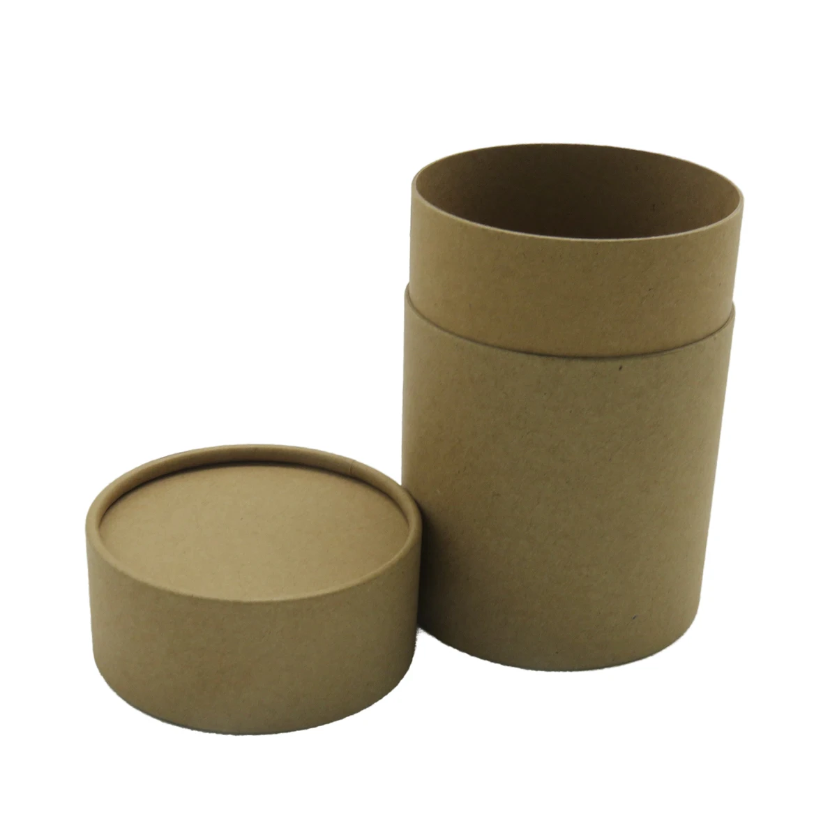 Retail Round Cylinder Paper Box - Kraft Black Cardboard Tube for Beauty ...