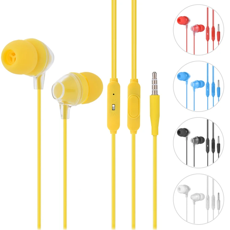 

Hot Selling India General Purpose Phone Wired Sleeping Earphone Stereo For Samsung