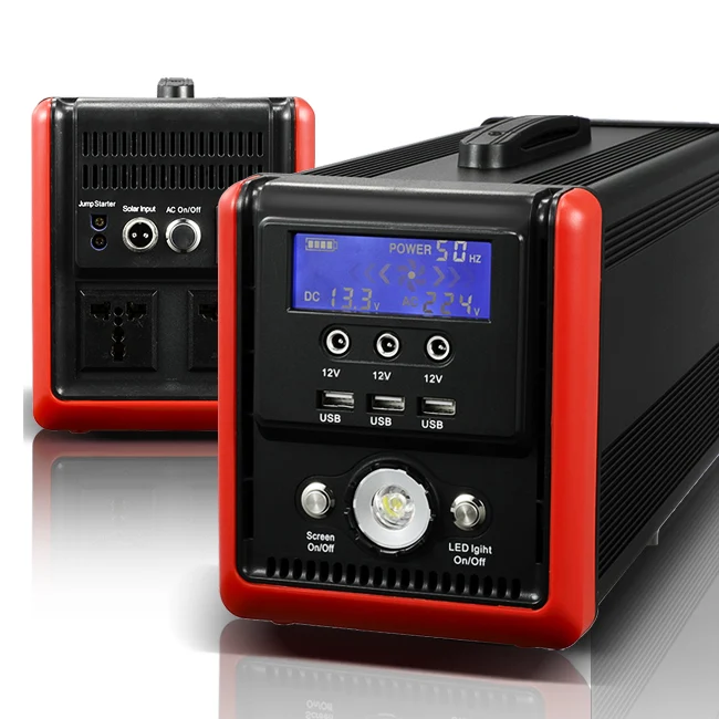 

Lithium Battery Portable Emergency Power Station WIth Laptop 800W 1000W Solar Power Station