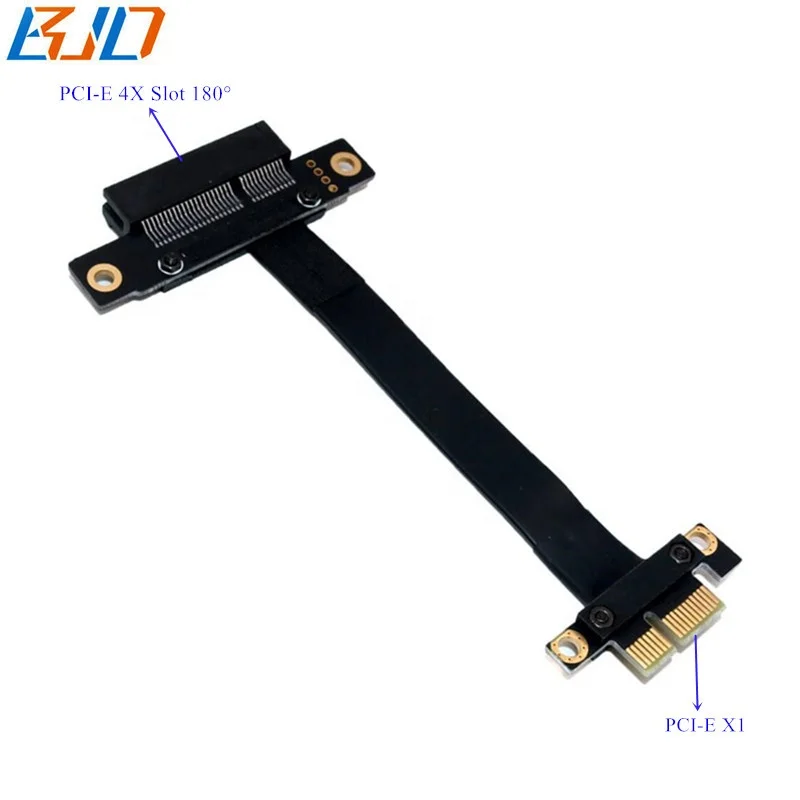 

PCI Express PCI-E 3.0 4X to X1 Converter Card Adapter Extension Cable 180 Degree 10CM 20CM 30CM 40CM 50CM 60CM 80CM 100CM